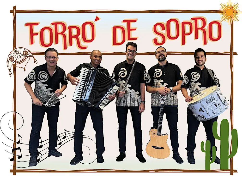 Foto da banda Forró de Sopro